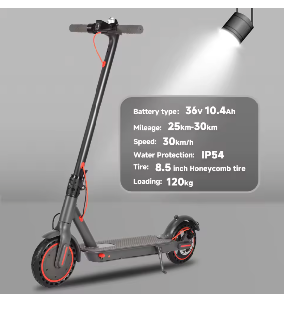 Scooter, Elektroroller, SUNNIGOO, 30km/h, Wasserfest, Waterproof, 30km Reichweite